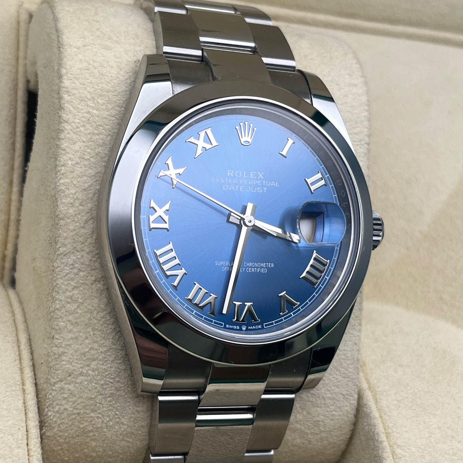 Rolex Datejust 41MM Blue Dial Oyster Bracelet (126300)