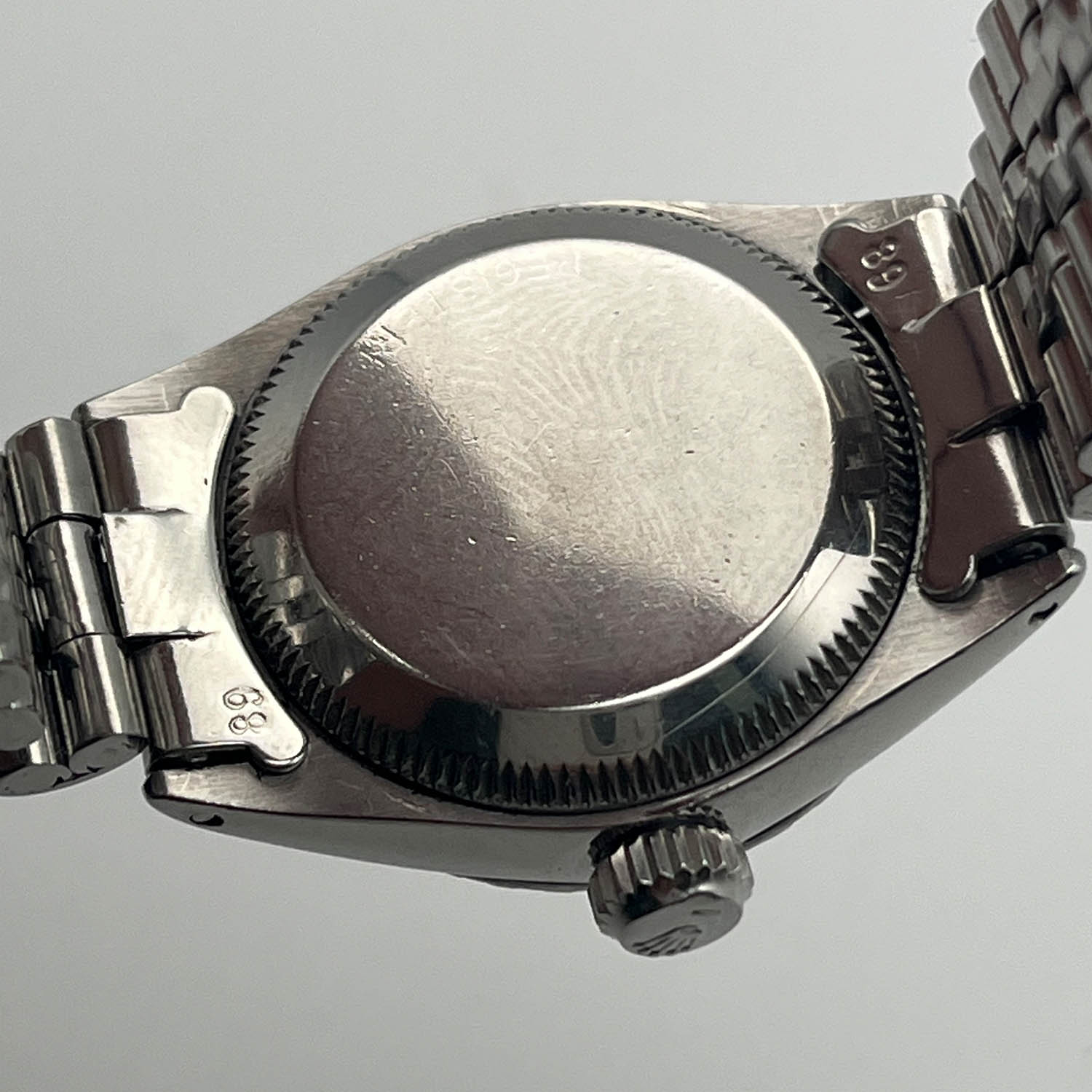 Rolex Lady-Datejust 26MM Aftermarket Ice Pink Dial Yellow Gold Jubilee Bracelet (6517)