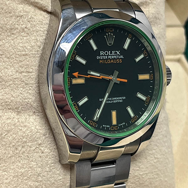 Rolex Milgauss 40MM Black Dial Oyster Bracelet (116400V)